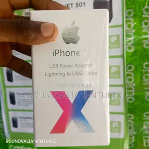 Apple iPhone USB Power Adapter & Lightning to USB Cable