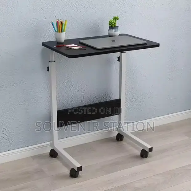 Adjustable Height Laptop Table 60x40cm - 1