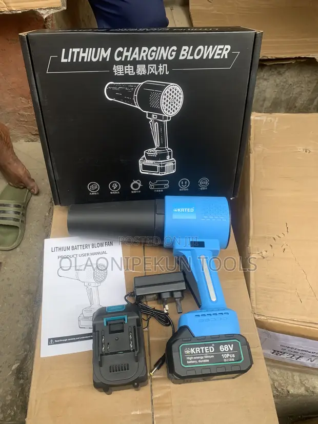 Lithium Charging Blower (Storm Turbo Jet Fan) - 1