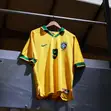 Brazil Retro Jersey Yellow - 2