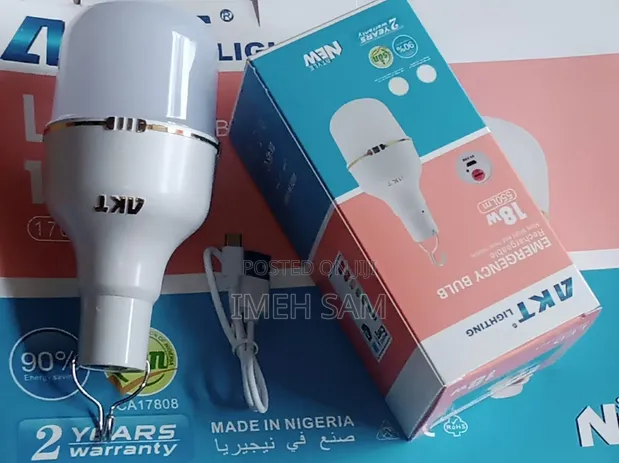 Akt 18W Rechargeable USB Light Bulb - 1