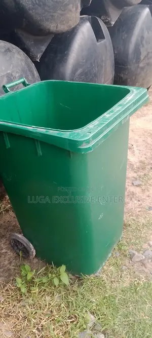 Durable Plastic Wastebin Bucket - 5L Green