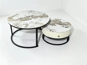 Uniq Centre Table Mai Sama Na Marble (1+1 Set)