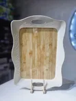 Serving Tray with Wood Pattern - 2