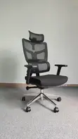 Office Mesh Swivel Chair with Lumbar Support - 1