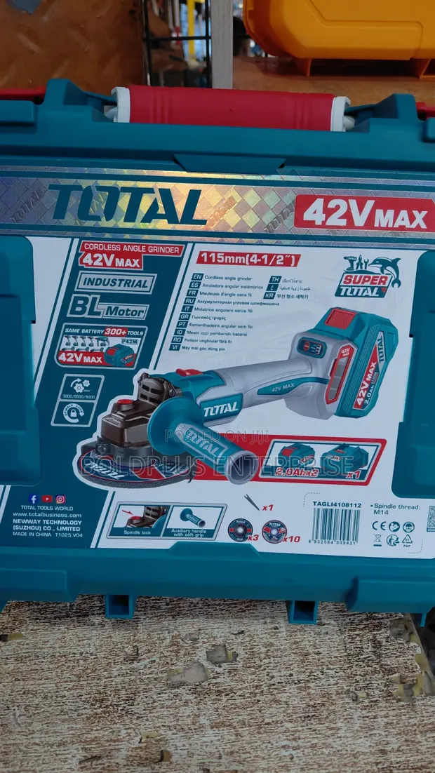 Total 42V Max Cordless Angle Grinder - 1