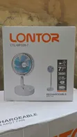 Lontor Rechargeable Foldable Standing Telescopic Fan - 1