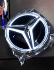 White LED Mercedes-Benz Front Logo for GLK, E350, C300 GLE - 1