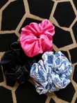 Satin Reversible Bonnet & Scrunchie Combo - 2