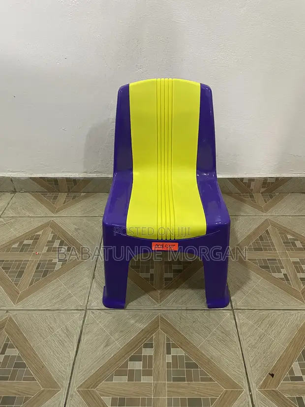 Colorful Armless Plastic Children's Chair - 1