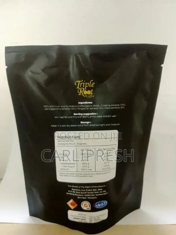 Dynace Triple Root Coffee - Energy & Wellness Blend - 1