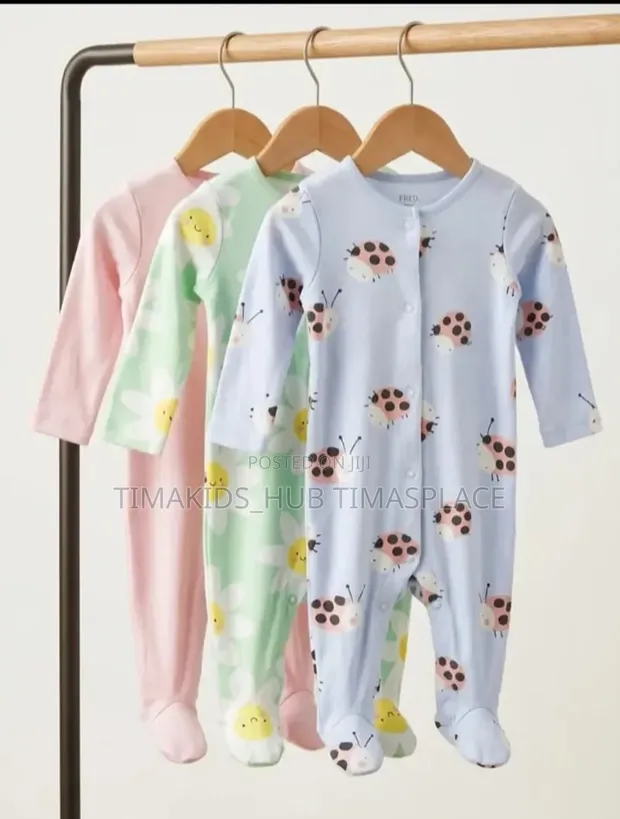F&F Baby Sleepsuits 3-Pack - 1