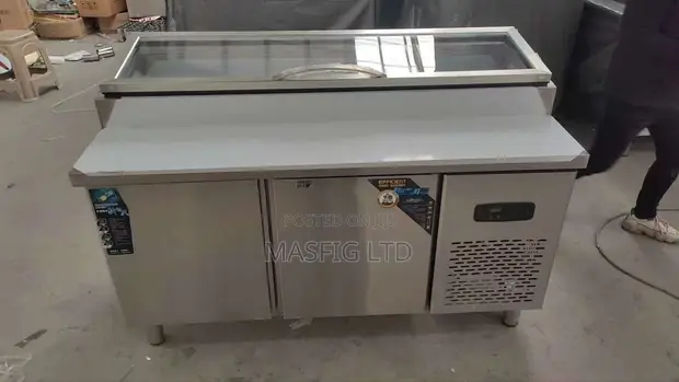 Under Bar Chiller with Salad Station - Brand New - 1