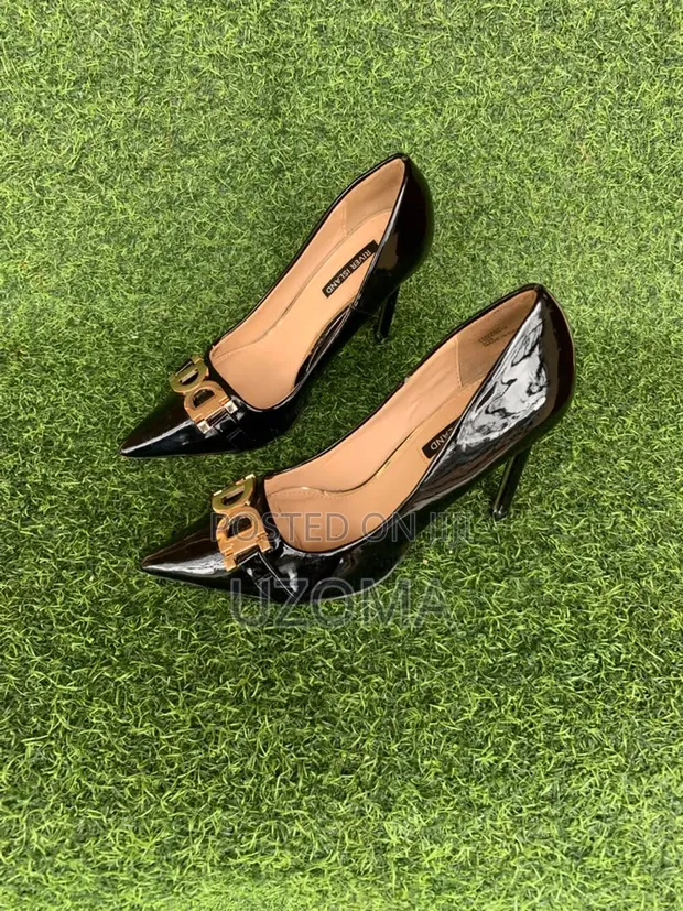 River Island Black Stiletto Heels - Size 38 - 1