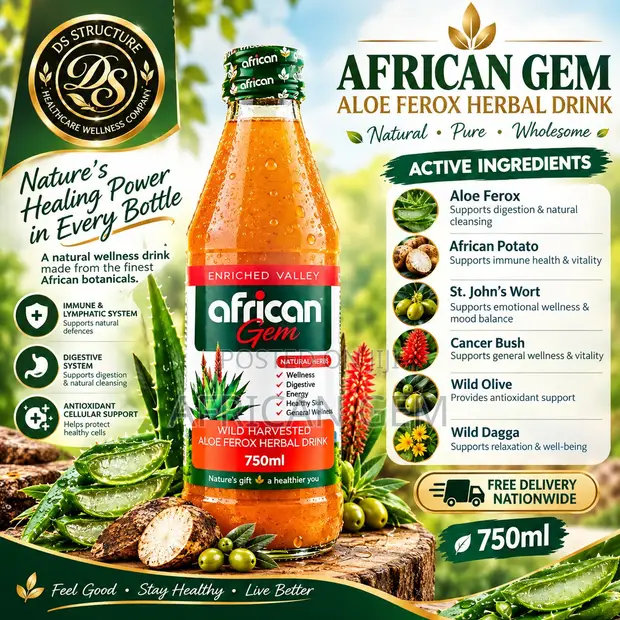 African Gem Aloe Ferox Herbal Drink - 1