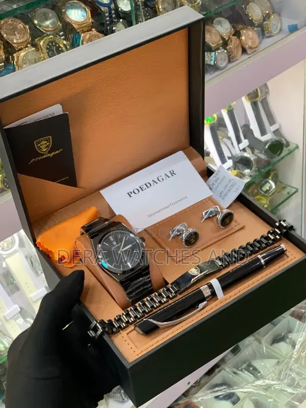 Poedagar Men's Gift Set Watch - 1
