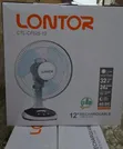 Lontor 12-Inch Rechargeable Table Fan - 2
