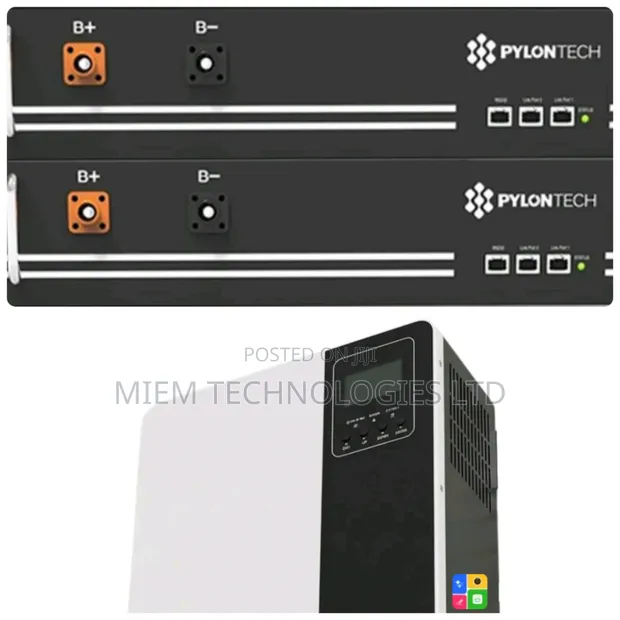 5kW Lithium Battery with 6kVA Smart Hybrid Inverter - 1
