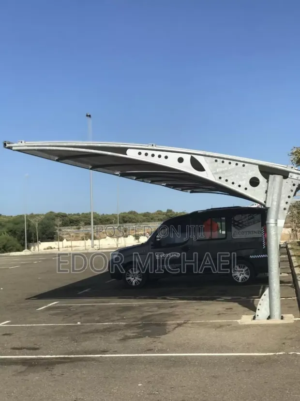 Smart Solar Carport Construction - Abuja Maitama - 1
