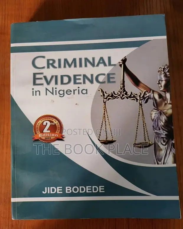 Criminal Evidence in Nigeria Book - 1