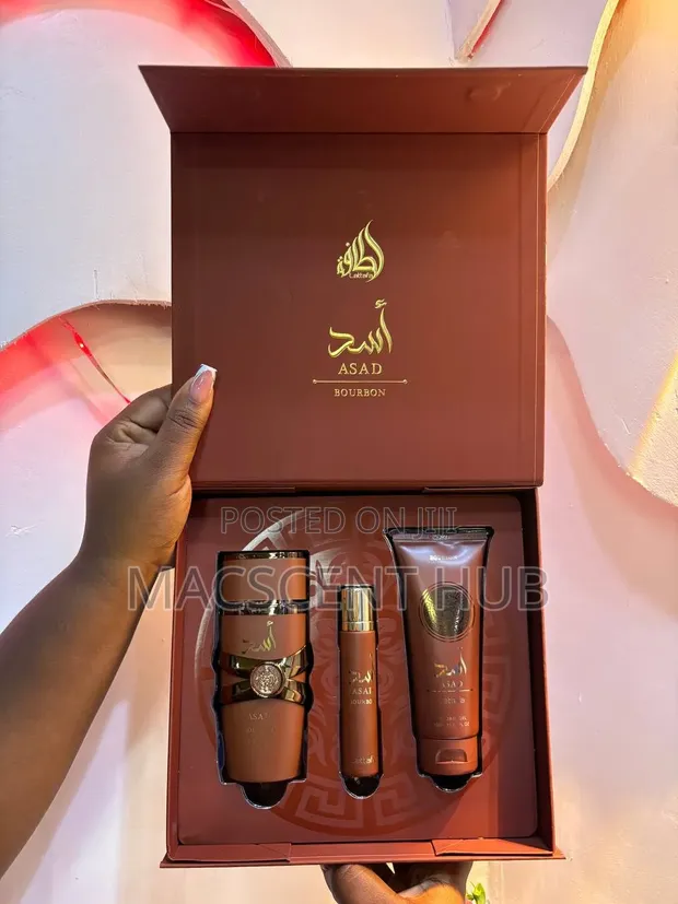 Lattafa Asad Bourbon Gift Set - 1