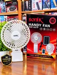 3-in-1 Hand Fan tare da Solar Panel - 1