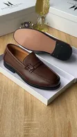 Morechi Brown Leather Flats Shoes - Size 40-45 - 3