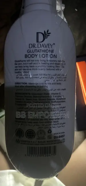 Dr. Davey Glutathione Body Lotion