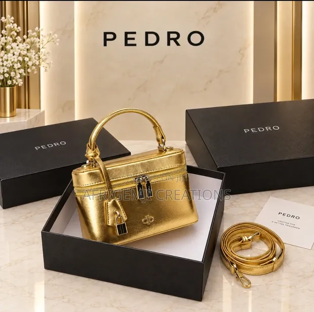 Pedro Zinare Mai Haske Vanity Bag Tare Da Akwati - 1