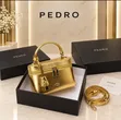 Pedro Gold Shine Vanity Bag With Box - 1