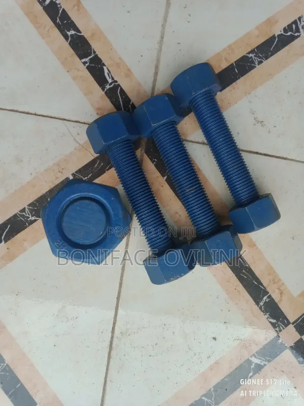 1-1/2" X 230mm ASTM A193 Gr. B7 ASTM A194 Gr. 2H Heavy Hex Nuts - 1