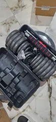 30kg Adjustable Dumbbell Set with Extension - 2