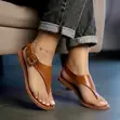 Zara Buckle Thong Sandals - Brand New - 1