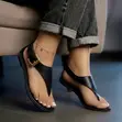 Zara Buckle Thong Sandals - Brand New - 3