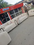 Home Interiors Modern 7-Seater Corner Sofa - White - 1