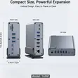 16-in-1 USB-C Docking Station tare da Gigabit Ethernet - 2