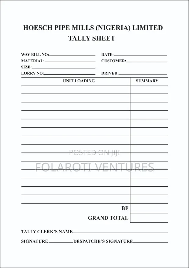 Receipt Invoice Printing Services - 1
