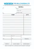 Receipt Invoice Printing Services - 2