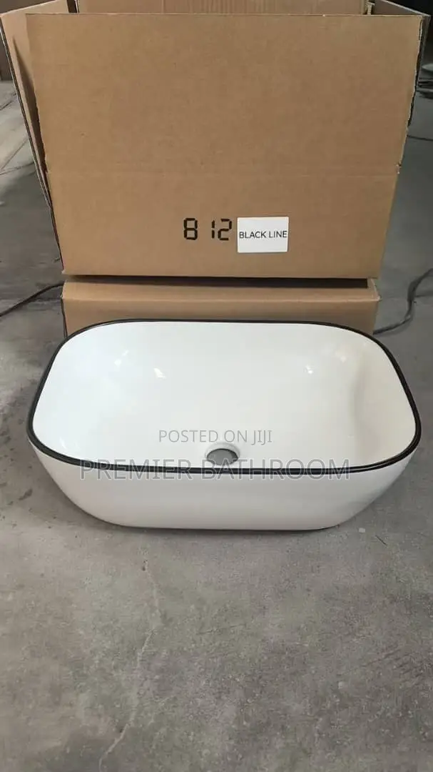 Executive White Countertop Basin - 1