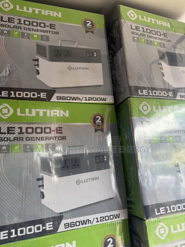 Lutian 1kWh/1200W Solar Generator - 1
