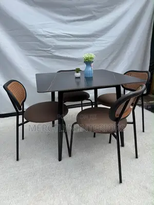 4 Seater Marble Dining Set