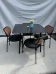 4 Seater Marble Dining Set - 2