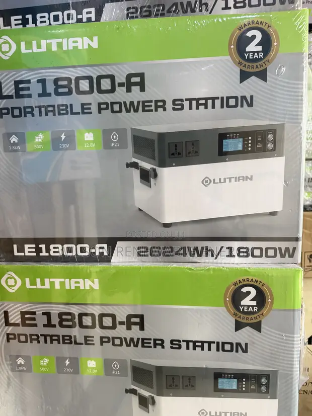 Lutian 2.6kWh/1800W Solar Generator - 1