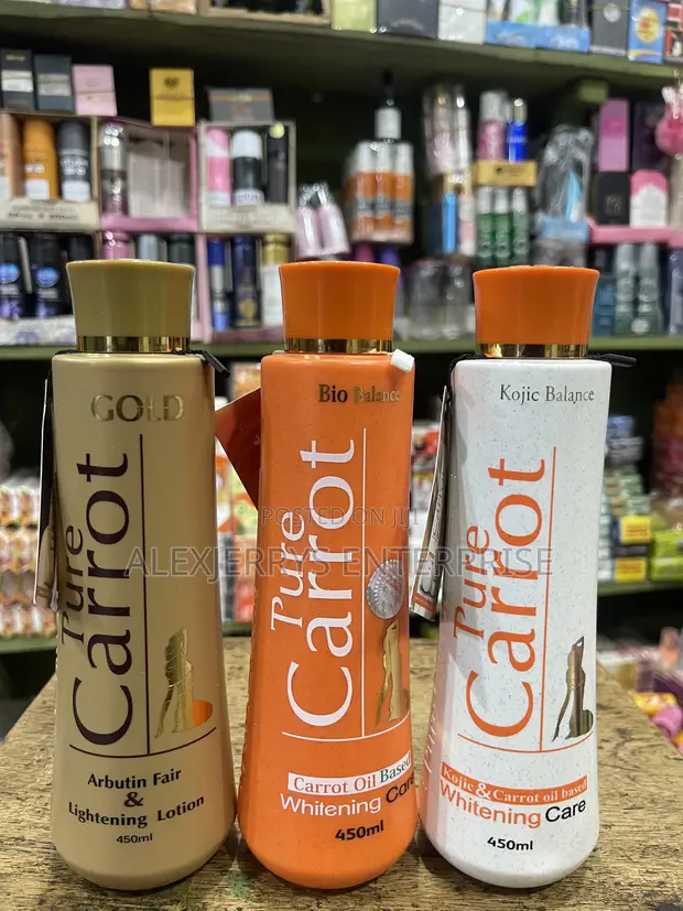 Pure Carrot Whitening Body Lotion - Gold, Bio Balance, Kojic Balance - 1