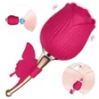 Butterfly Rose Sucker Vibrator - 3