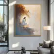 Jesus Walking With Sheep Wall Canvas Art Frame - 2