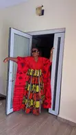 Kyakkyawar Jallabiya Red Ankara Maxi - Mai Salo & Kyau - 2