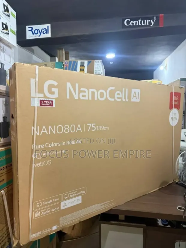 LG 75-inch Nano80A Smart TV Marar Fuska - 1