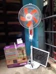 KTJ Solar Fan 16 Inch AC/DC White - 3