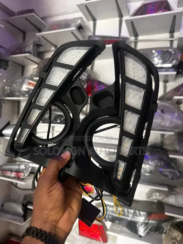 Toyota Highlander 2017-2019 Ruwan Fitilar Foglight Na LED - 1